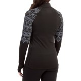 Snow Angel Chami Graphic Base Layer Top - Zip Neck, Long Sleeve (For Women)