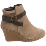 White Mountain Isabella Wedge Ankle Boots - Suede (For Women)