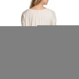 Lilla P Pima-Modal Blend Tie Front Shirt - Long Sleeve (For Women)