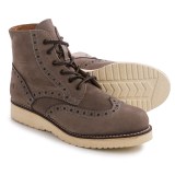 Frye Arkansas Wedge Lace Wingtip Boots - Nubuck, Vibram® Outsole (For Men)