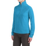 White Sierra Alpha Beta Fleece Shirt - Zip Neck, Long Sleeve (For Women)
