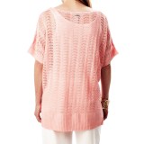 Joan Vass Boat Neck Dolman Sweater (For Women)