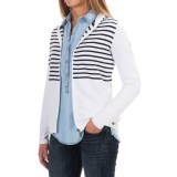 Barbour Yarn-Dyed Cotton Sweatshirt - Zip Front (For Women)