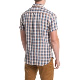 Lucky Brand Linen Gingham Plaid Shirt - Short Sleeve (For Men)