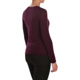 Jones New York Roll-Edge Light Sweater -  Merino Wool (For Women)