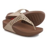 FitFlop Carmel Toe-Post Sandals - Suede (For Women)