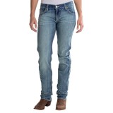 Wrangler Rock 47 Boyfriend Fit Jeans - Mid Rise, Straight Leg (For Women)