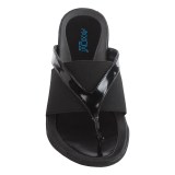 Axxiom Yavonne Patent Flip-Flops - Faux Leather (For Women)