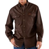 Carhartt Heavyweight Twill Shirt - Long Sleeve, Factory Seconds (For Big Men)