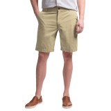 Reed Edward Summer Wash Cotton Shorts - Flat Front (For Men)