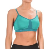 Reebok Propel Deluxe Sports Bra - Medium Impact, Removable Cups (For Women)