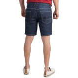 Mott & Grand Flat Front Jean Shorts - Slim Fit (For Men)
