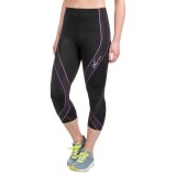 CW-X Pro 3/4 Running Capris - UPF 50+ (For Women)