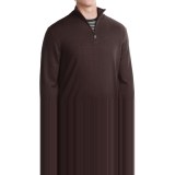 Robert Talbott Cooper Merino Wool Sweater - Zip Neck (For Men)