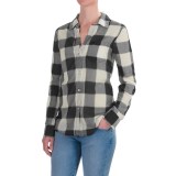 dylan Buffalo Plaid Blouse - Long Sleeve (For Women)