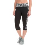 Reebok Printed Ikat Spice Capris (For Women)