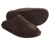 Dije California Suede Scuff Slippers - Sheepskin Lined (For Men)