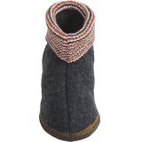 Wesenjak Slipper Booties with Cuff - Boiled Wool (For Men and Women)