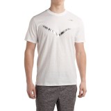 PONY Fashion Print T-Shirt - Crew Neck, Short Sleeve (For Men)