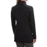 Cynthia Rowley Jacquard Cardigan Sweater - Zip Front (For Women)