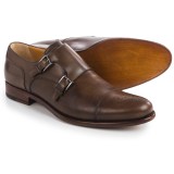 A. Testoni Double Monk Strap Oxford Shoes - Cap Toe, Leather (For Men)