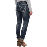 Rock & Roll Cowgirl Distressed Skinny Jeans - Low Rise (For Women)