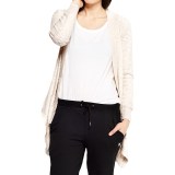 Satva Setu Cardigan Sweater - Organic Cotton, Open Front (For Women)