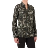JAG Roan Extra-Long Shirt - Hidden-Button Front, Long Sleeve (For Women)