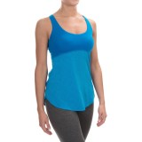 New Balance Mixed Media Hybrid Tank Top - Built-In Bra (For Women)