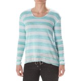 Steve Madden Twisted Open-Back Shirt - Long Sleeve (For Women)