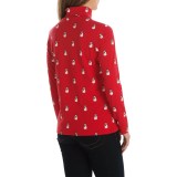 Jones New York Mister Snowman Turtleneck - Long Sleeve (For Women)