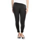 Joan Vass Cotton Blend Leggings (For Women)