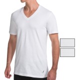 Nautica Cotton V-Neck T-Shirt - 3-Pack, Short Sleeve (For Men)