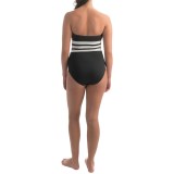 Jones New York Striped Bandeau Swimsuit (For Women)