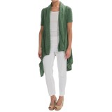 Lafayette 148 New York Cascade Cardigan Sweater - Short Sleeve (For Women)