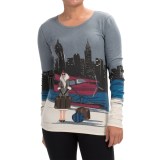 Neve New York Crew Neck Shirt - Long Sleeve (For Women)