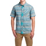 SmartWool Summit County Stripe Shirt - Merino Wool-Organic Cotton, Short Sleeve (For Men)