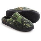 Muk Luks Camouflage Slippers - Fleece, Open Back (For Men)