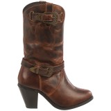 Dingo Nelly Cowboy Boots - Leather, Round Toe (For Women)