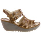 Fly London Ygor Sandals - Leather, Wedge Heel (For Women)