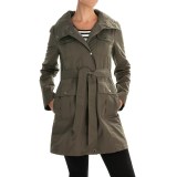 Ellen Tracy Outerwear Safari Techno All-Weather Belted Coat (For Women)