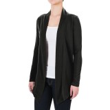 Knit Open-Front Cardigan Shirt - Long Sleeve (For Women)