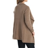 Eight Eight Eight Textured Open Front Cardigan Sweater - Cotton (For Women)