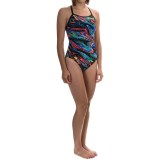 TYR Oil Slick Diamondfit Swimsuit - UPF 50+ (For Women)