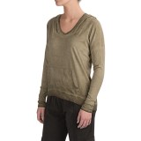 Fillmore America Cotton Hooded Shirt - Long Sleeve (For Women)