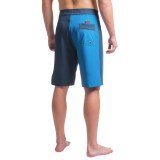 Just Keep Livin Color-Block Boardshorts (For Men)