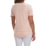 Mixed-Media Georgette Shirt - Short Sleeve (For Women)
