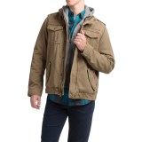 Levi’s Twill Trucker Jacket with Hooded Bib (For Men)