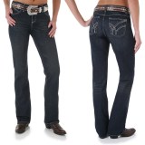 Wrangler Q-Baby Jeans - Mid Rise, Bootcut (For Women)