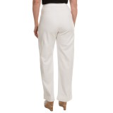 Joan Vass Stretch Interlock Full-Length Pants (For Women)